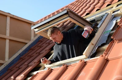 Pose de fenêtres de toit Velux à la Chevillotte